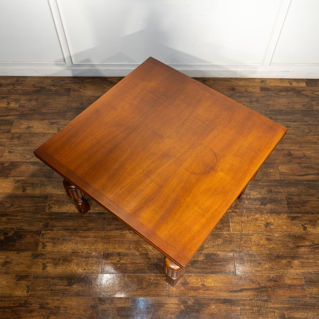 上品なデザインのバルボスレッグが魅力 ドローリーフ 伸長式ダイニングテーブル /24H