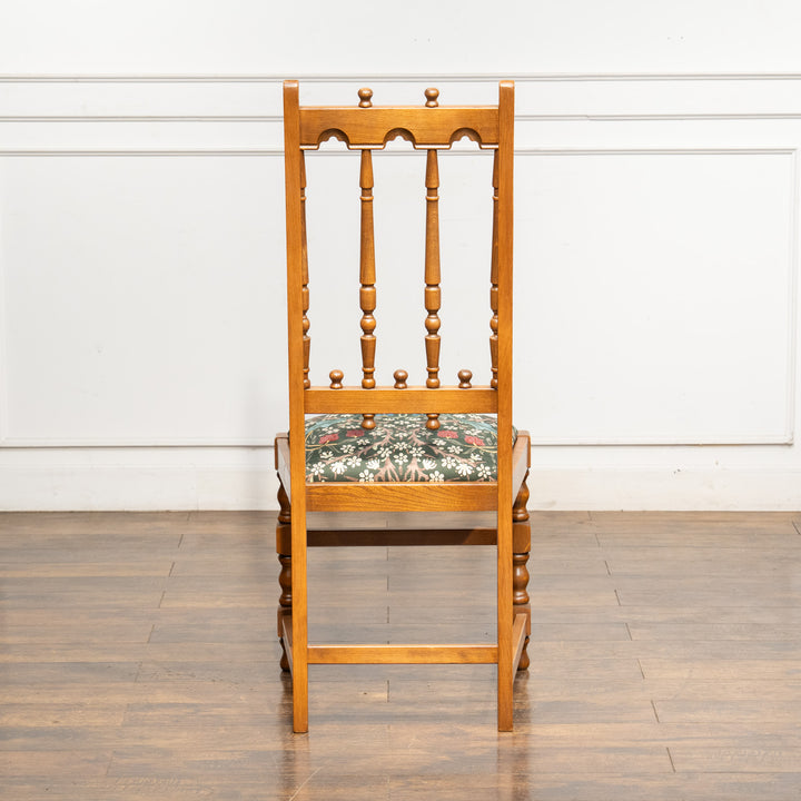 英国【ERCOL アーコール】ウィリアムモリス生地を使った ヨークシャーチェア /24I-1