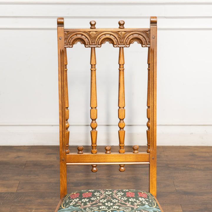 英国【ERCOL アーコール】ウィリアムモリス生地を使った ヨークシャーチェア /24I-1