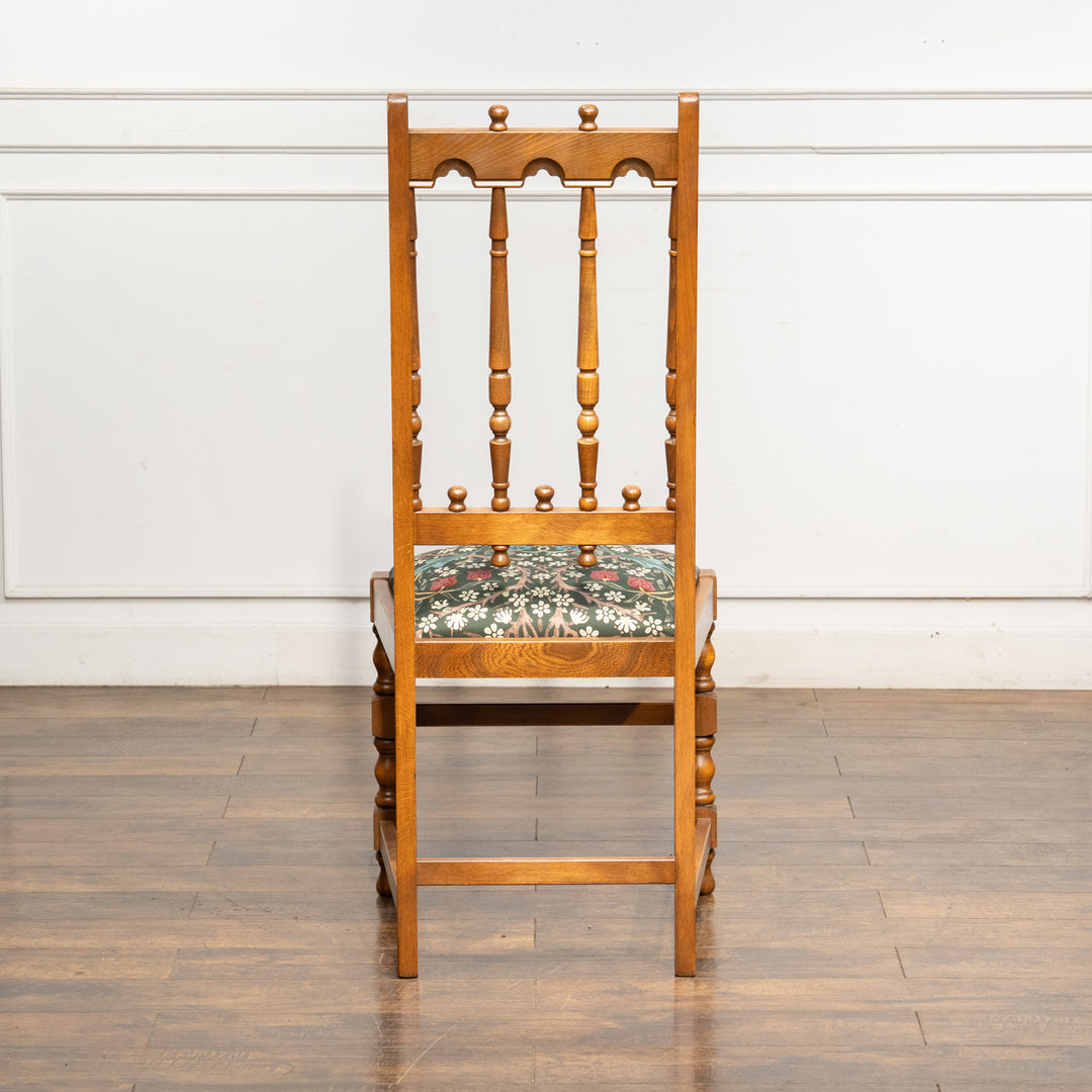 英国【ERCOL アーコール】ウィリアムモリス生地を使った ヨークシャーチェア /24I-2