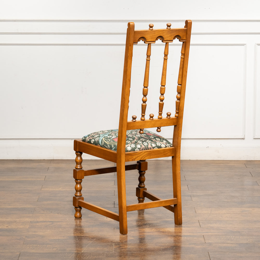 英国【ERCOL アーコール】ウィリアムモリス生地を使った ヨークシャーチェア /24I-3