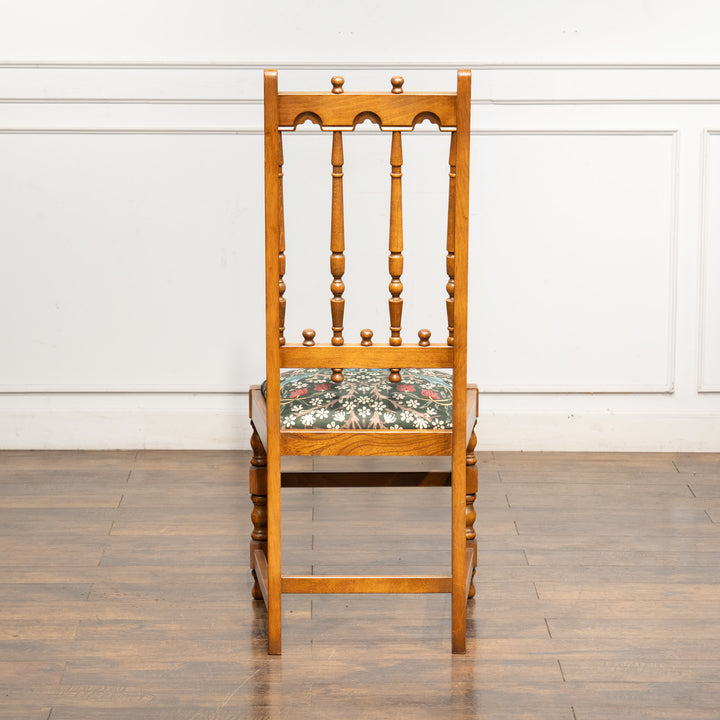 英国【ERCOL アーコール】ウィリアムモリス生地を使った ヨークシャーチェア /24I-3