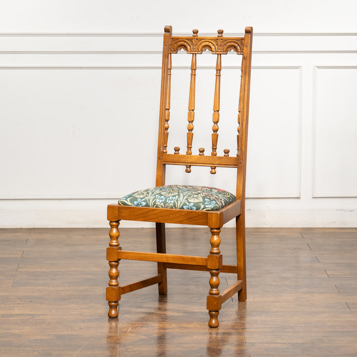 英国【ERCOL アーコール】ウィリアムモリス生地を使った ヨークシャーチェア /24I-4