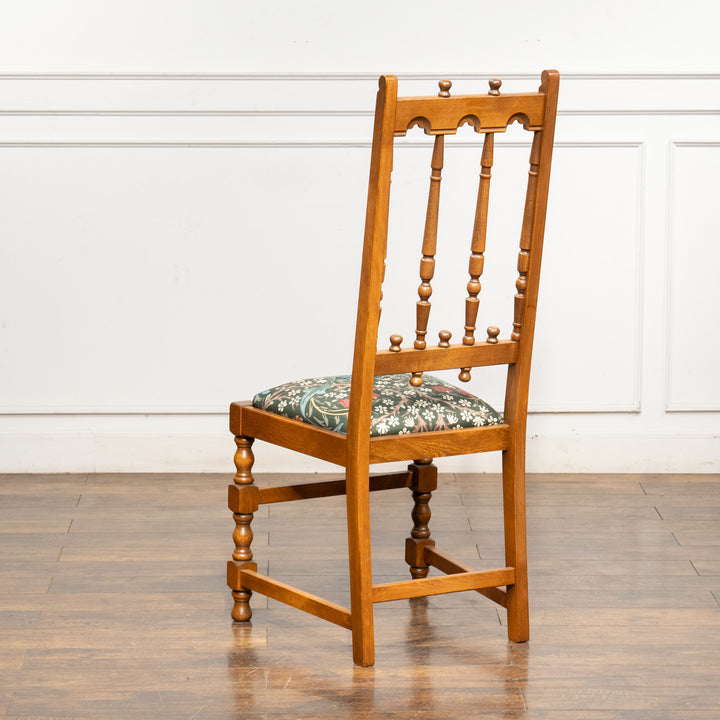 英国【ERCOL アーコール】ウィリアムモリス生地を使った ヨークシャーチェア /24I-4