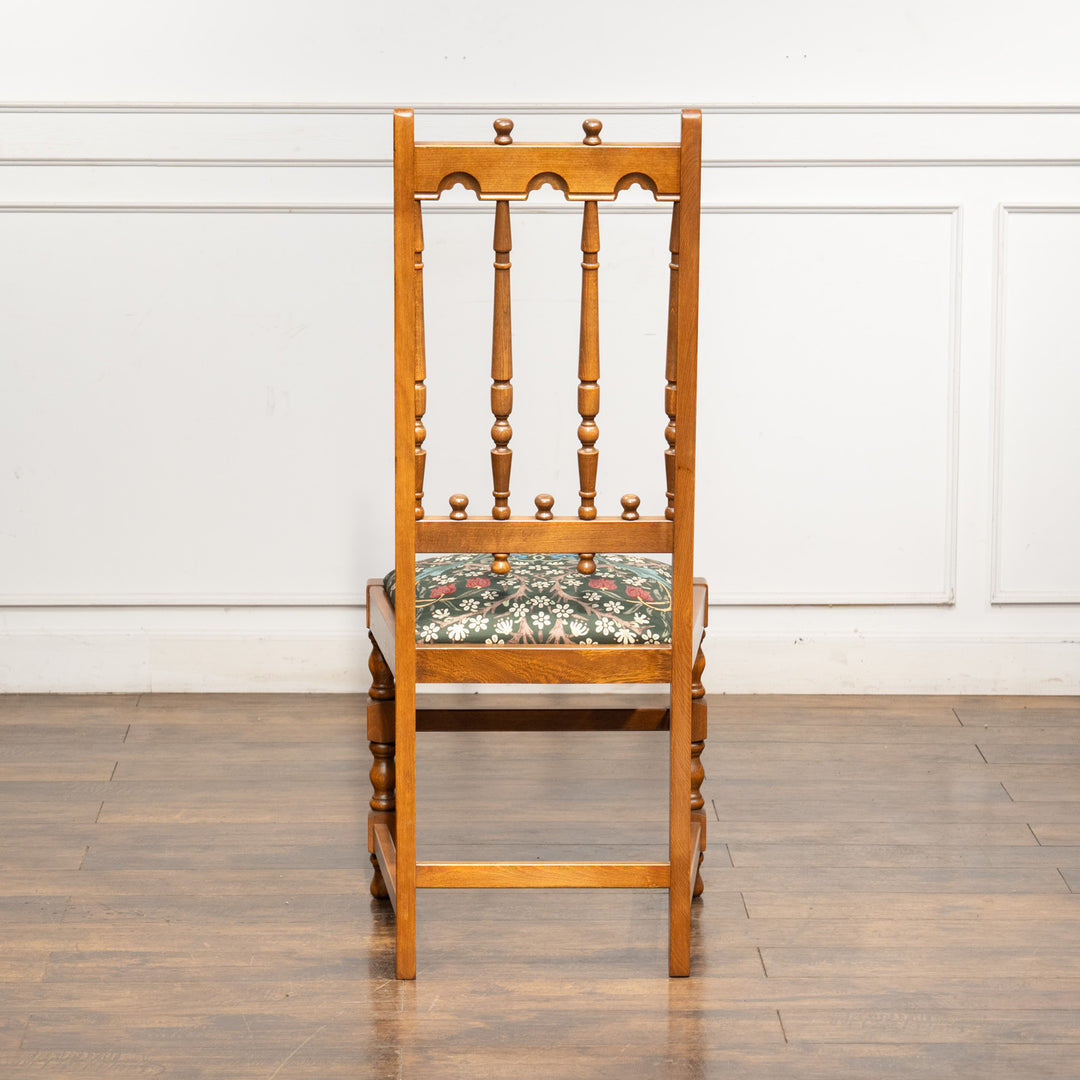 英国【ERCOL アーコール】ウィリアムモリス生地を使った ヨークシャーチェア /24I-4