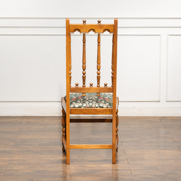 英国【ERCOL アーコール】ウィリアムモリス生地を使った ヨークシャーチェア /24I-4