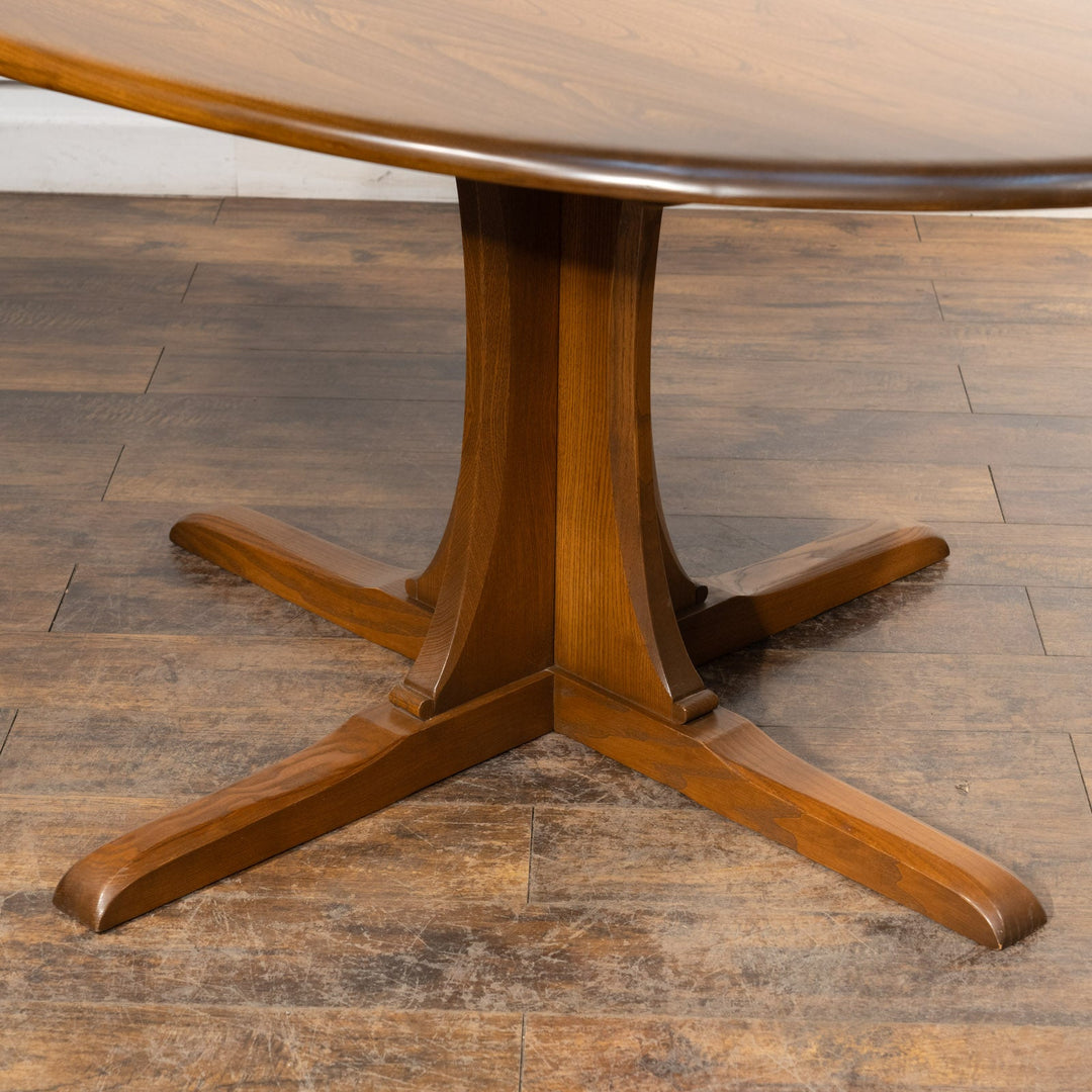英国【ERCOL アーコール】支柱と台座でしっかりとした造り ペデスタルテーブル No.883 Winsor ウィンザー[m]
