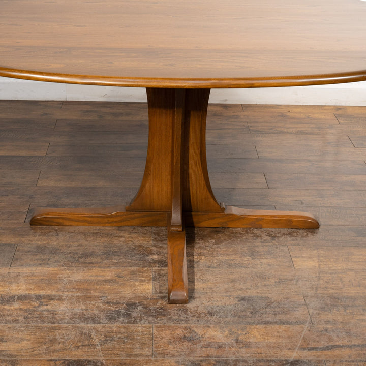英国【ERCOL アーコール】支柱と台座でしっかりとした造り ペデスタルテーブル No.883 Winsor ウィンザー[m]