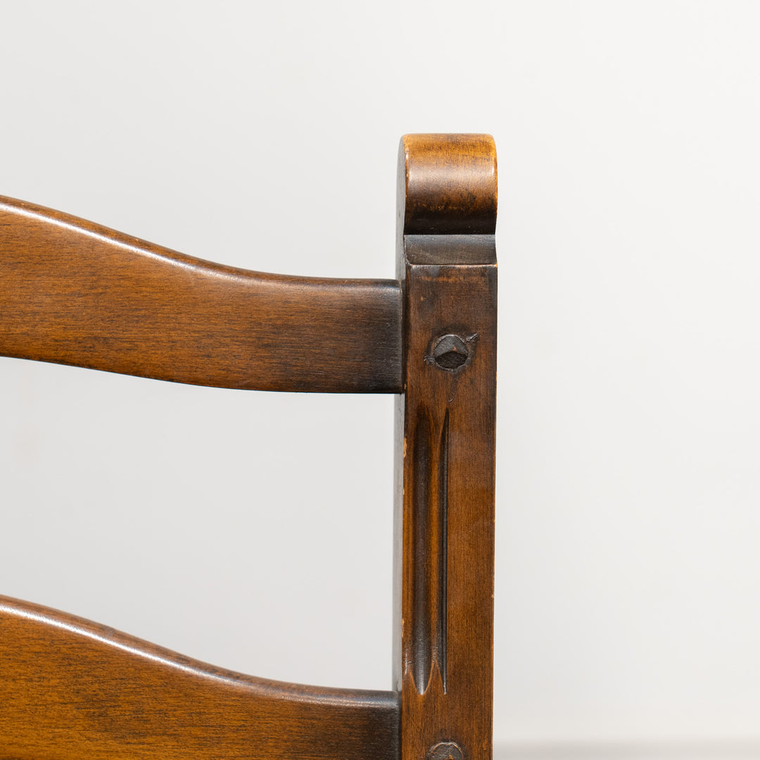 英国【ERCOL アーコール】花柄のクッションが素敵 ラダーバックチェア No.715 Old Colonial オールドコロニアル /24I-1