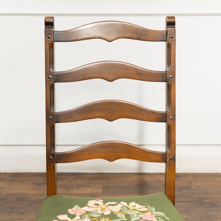 英国【ERCOL アーコール】優雅なデザインの背もたれが上品 ラダーバック ダイニングチェア /24I-2[m]