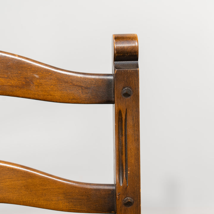 英国【ERCOL アーコール】花柄のクッションが素敵 ラダーバックチェア No.715 Old Colonial オールドコロニアル /24I-3