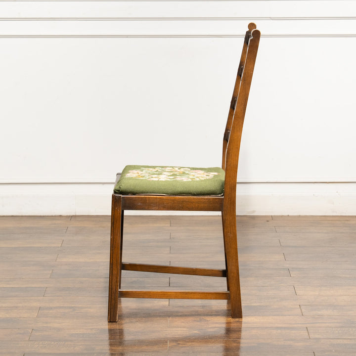 英国【ERCOL アーコール】優雅なデザインの背もたれが上品 ラダーバック ダイニングチェア /24I-4[m]