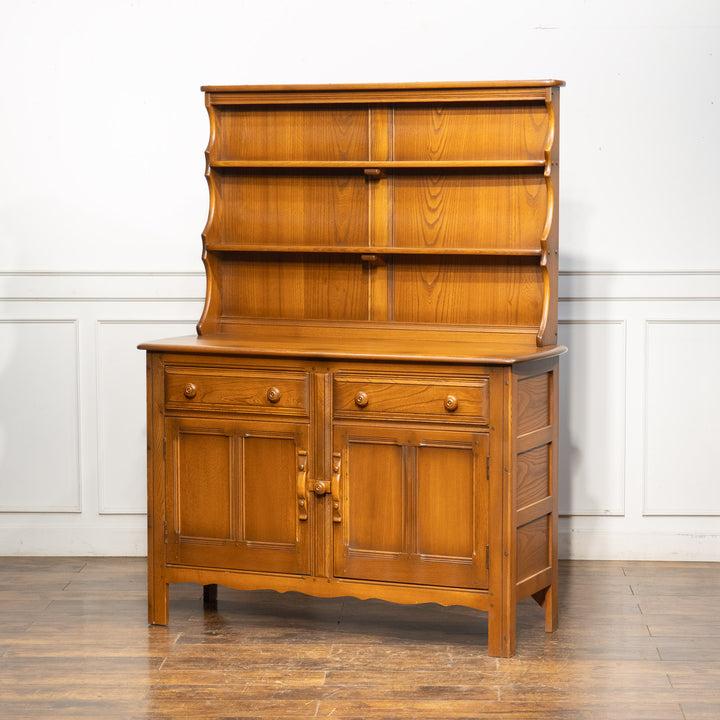 英国【ERCOL アーコール】伝統的な気品あふれるデザイン エルム カップボード Old Colonial オールドコロニアル /24I[m]