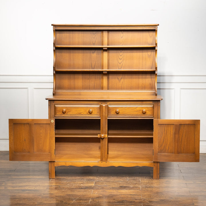 英国【ERCOL アーコール】伝統的な気品あふれるデザイン エルム カップボード Old Colonial オールドコロニアル /24I[m]