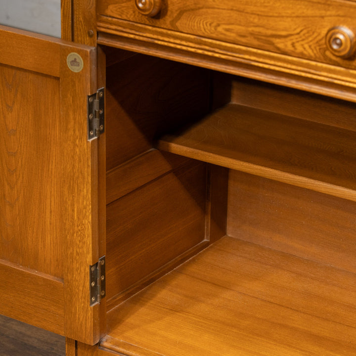 英国【ERCOL アーコール】伝統的な気品あふれるデザイン エルム カップボード Old Colonial オールドコロニアル /24I[m]