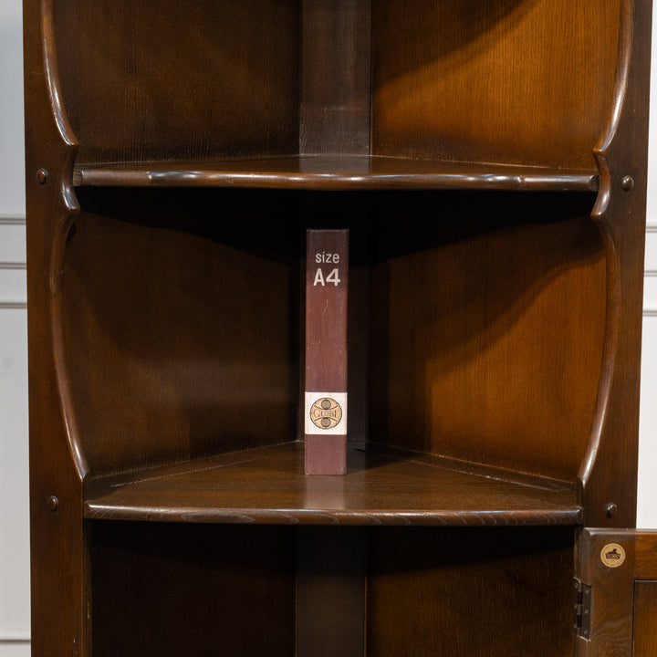 英国【ERCOL アーコール】エルム コーナーキャビネット No.474 Old Colonial オールドコロニアル /24I-B1[m]