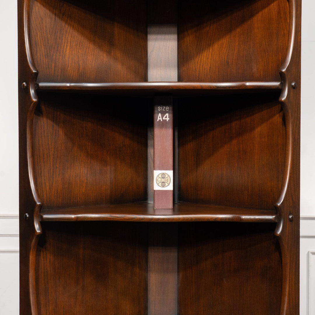 英国【ERCOL アーコール】エルム コーナーキャビネット No.474 Old Colonial オールドコロニアル /24I-B2
