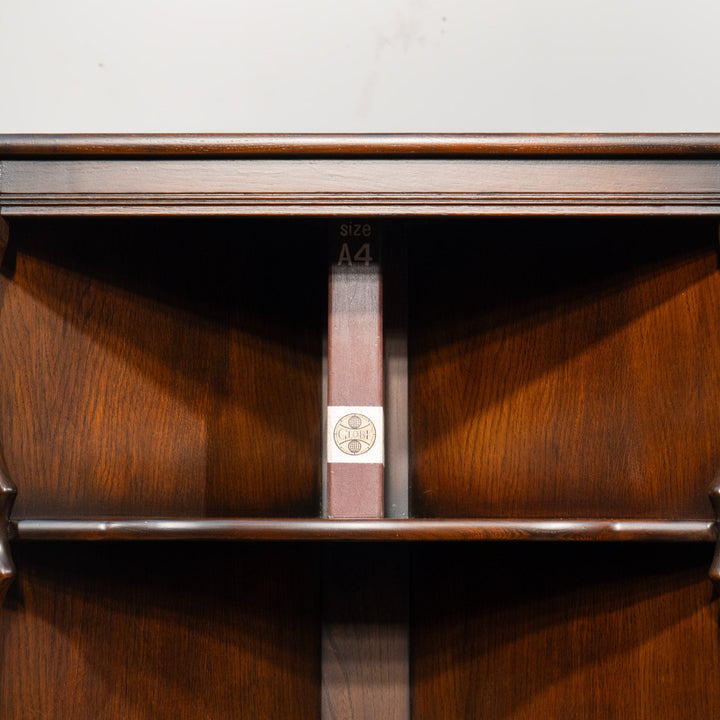 英国【ERCOL アーコール】エルム コーナーキャビネット No.474 Old Colonial オールドコロニアル /24I-B2
