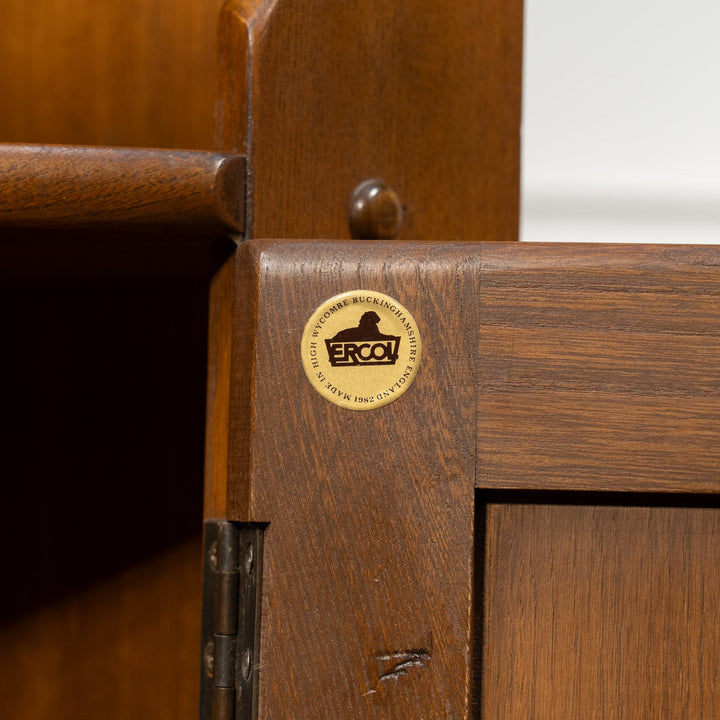 英国【ERCOL アーコール】エルム コーナーキャビネット No.474 Old Colonial オールドコロニアル /24I-A1[m]