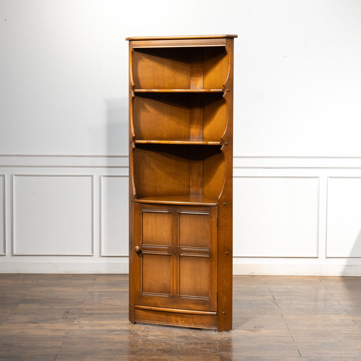 英国【ERCOL アーコール】エルム コーナーキャビネット No.474 Old Colonial オールドコロニアル /24I-A2[m]