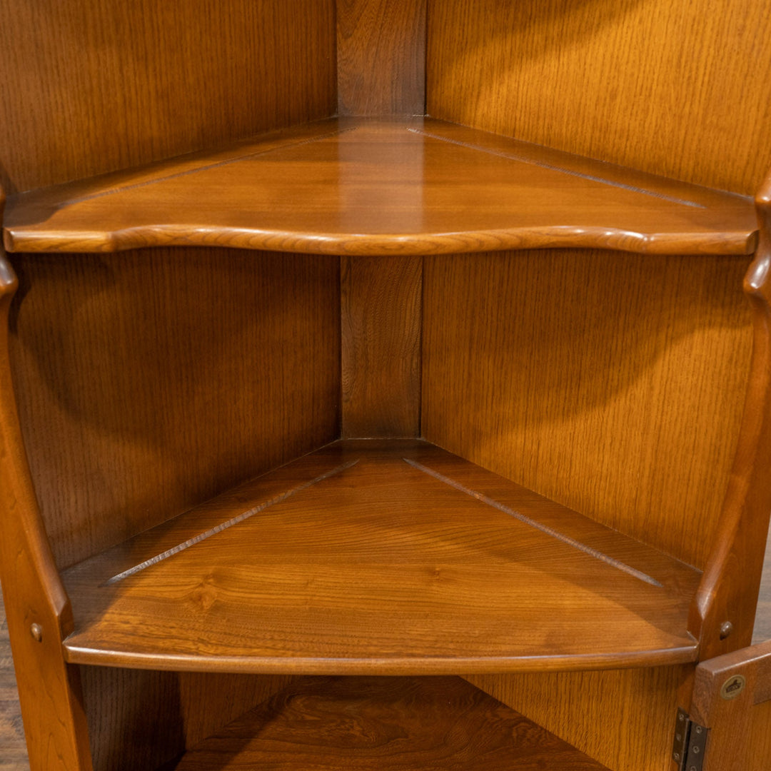 英国【ERCOL アーコール】エルム コーナーキャビネット No.474 Old Colonial オールドコロニアル /24I-A2[m]