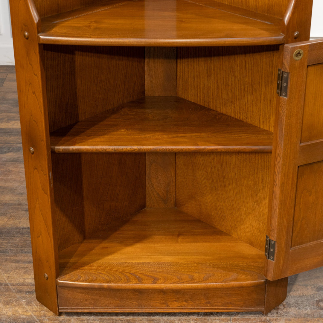 英国【ERCOL アーコール】エルム コーナーキャビネット No.474 Old Colonial オールドコロニアル /24I-A2[m]
