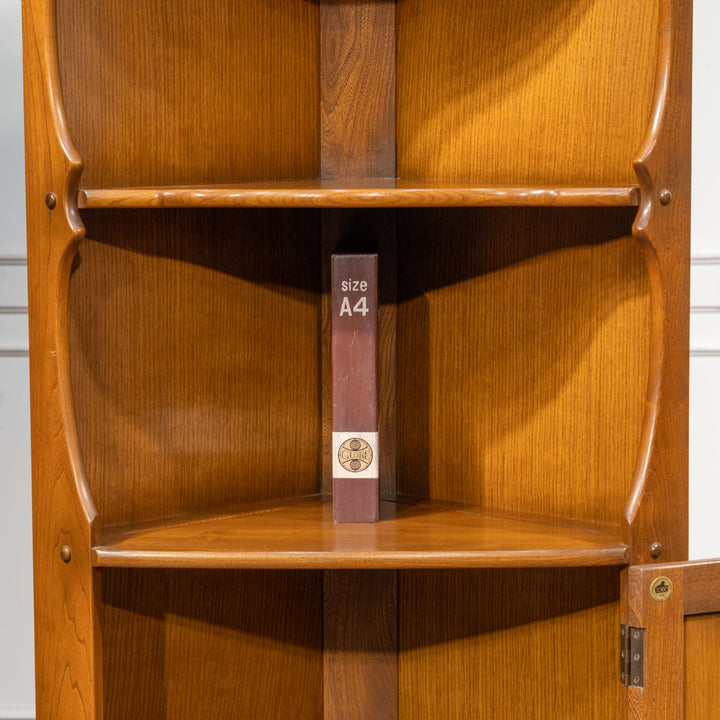 英国【ERCOL アーコール】エルム コーナーキャビネット No.474 Old Colonial オールドコロニアル /24I-A2[m]