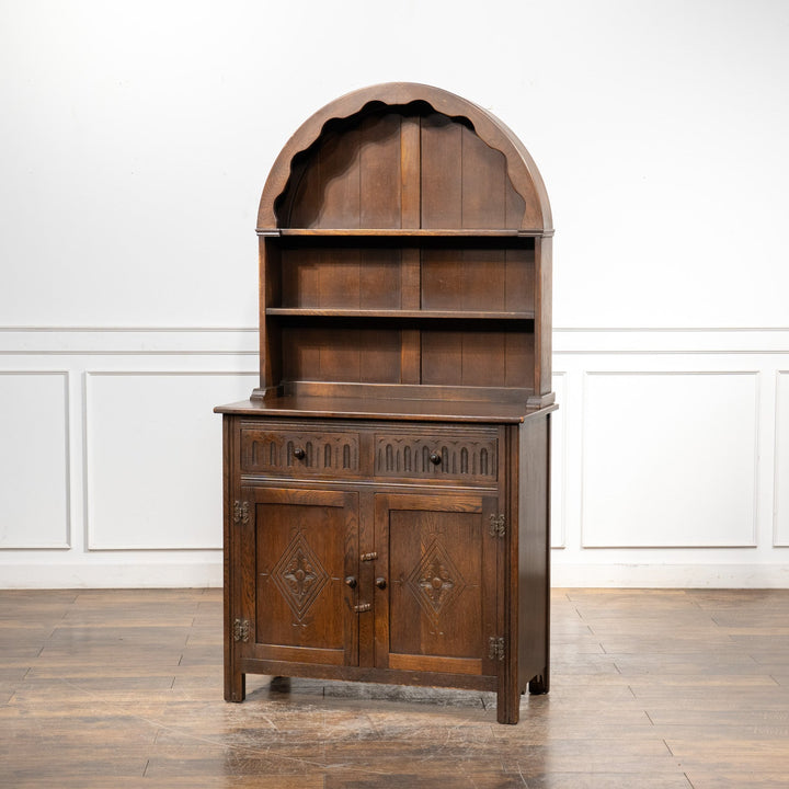 英国【JAYCEE FURNITURE ジェイシーファニチャー】イギリス伝統様式を忠実に再現 オーク オープンカップボード[m]