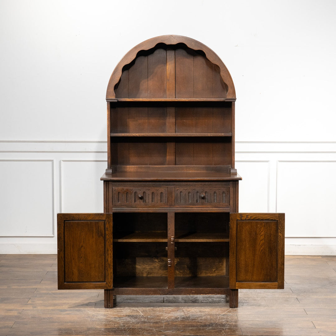 英国【JAYCEE FURNITURE ジェイシーファニチャー】イギリス伝統様式を忠実に再現 オーク オープンカップボード[m]