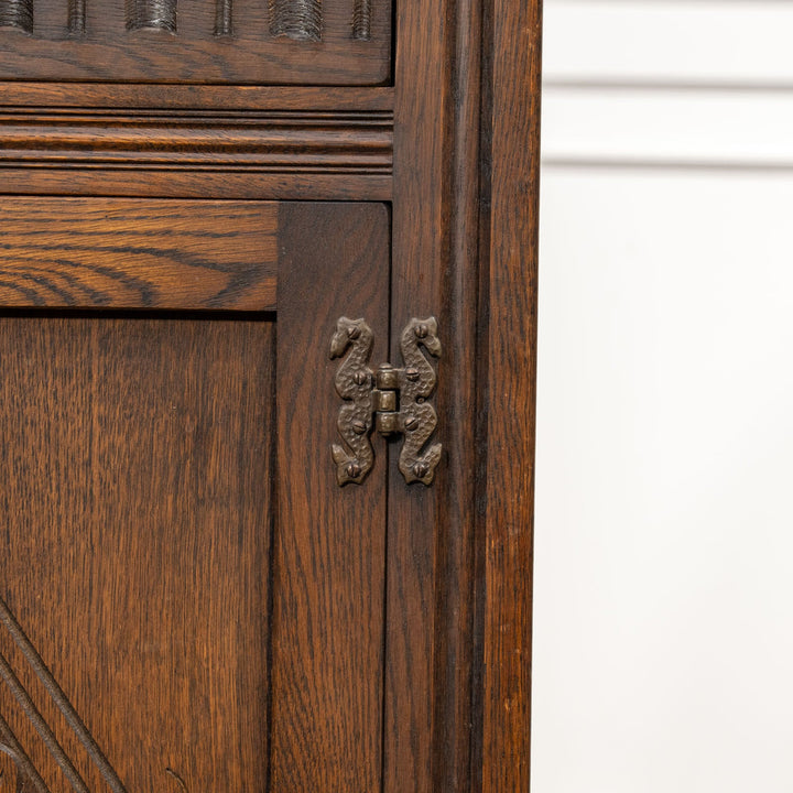 英国【JAYCEE FURNITURE ジェイシーファニチャー】イギリス伝統様式を忠実に再現 オーク オープンカップボード[m]