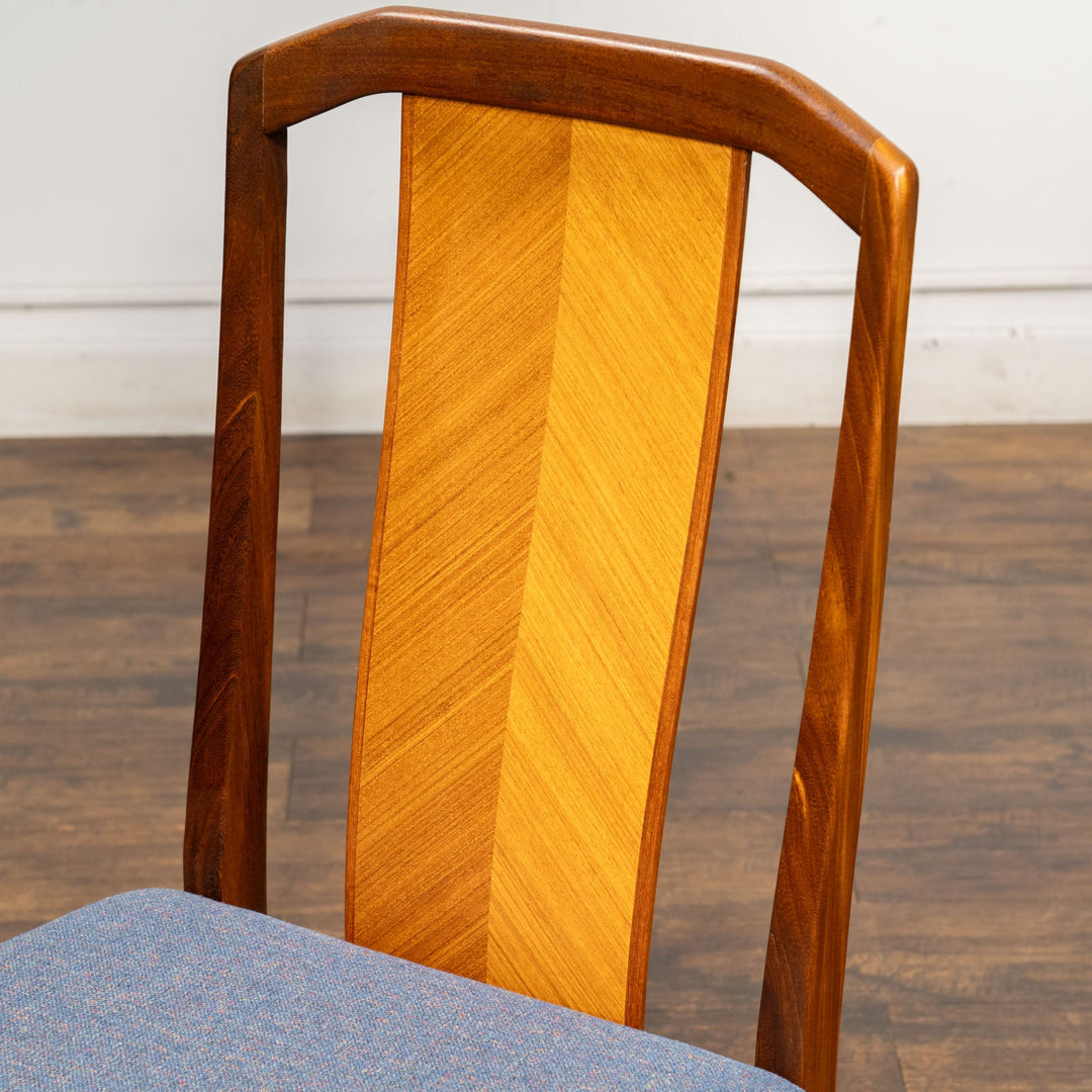 英国【G-PLAN ジープラン Chevron シェブロン】山型デザインの木目がスタイリッシュ レアモデル ダイニングチェア /24I-3