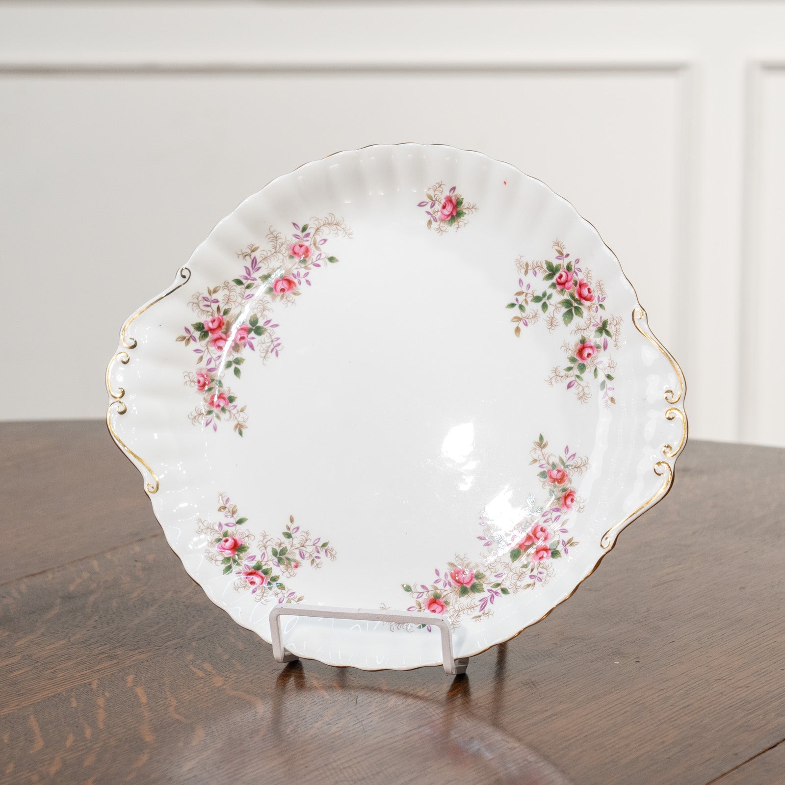 超レア ロイヤル・アルバート オールドカントリーローズ高足付き皿 超