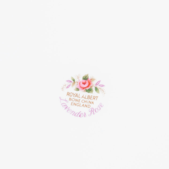 【ROYAL ALBERT ロイヤルアルバート Lavender Rose ラベンダーローズ】ブレッド&バタープレート 26×23cm /24I[m]
