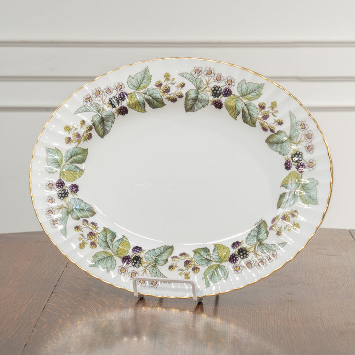【ROYAL WORCESTER ロイヤルウースター Lavinia ラヴィニア】オーバル ミートプレート 39×30cm /24I[m]
