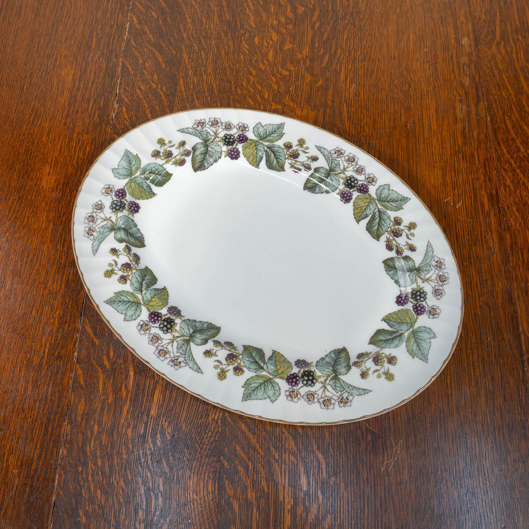 【ROYAL WORCESTER ロイヤルウースター Lavinia ラヴィニア】オーバル ミートプレート 39×30cm /24I[m]