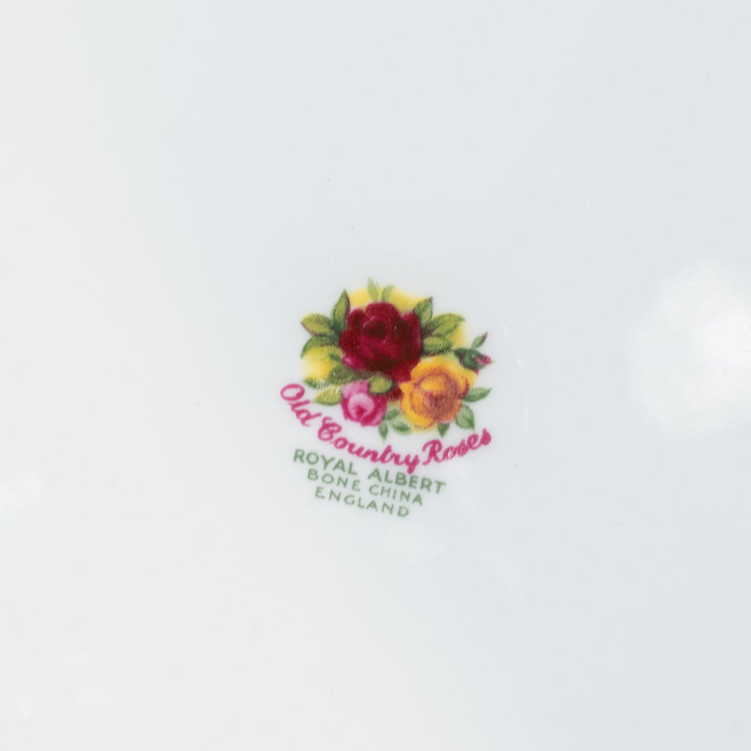 【ROYAL ALBERT ロイヤルアルバート Old Country Roses オールドカントリーローズ】ブレッド&バタープレート 26×23cm /24I[m]