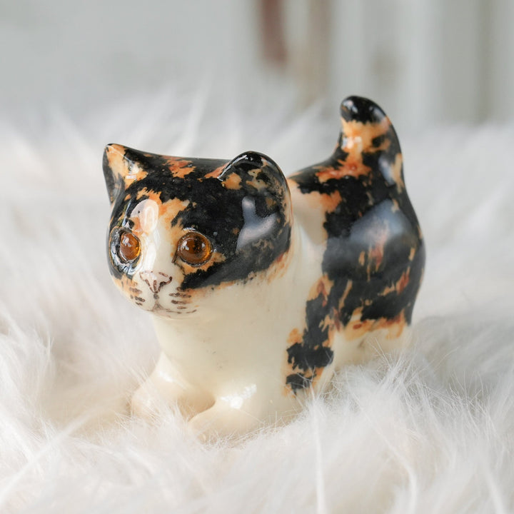 【Winstanley Cat ウィンスタンレイ キャット】◇小さなしっぽやクリームパンの様な手が愛らしい Calico キャリコ /24L-A[m]