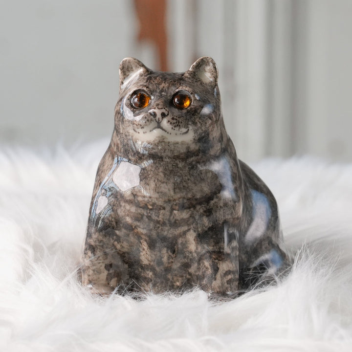 【Winstanley Cat ウィンスタンレイ キャット】◇首元までたぷたぷの重厚感あるフォルム Silver tabby シルバータビー /24L[m]