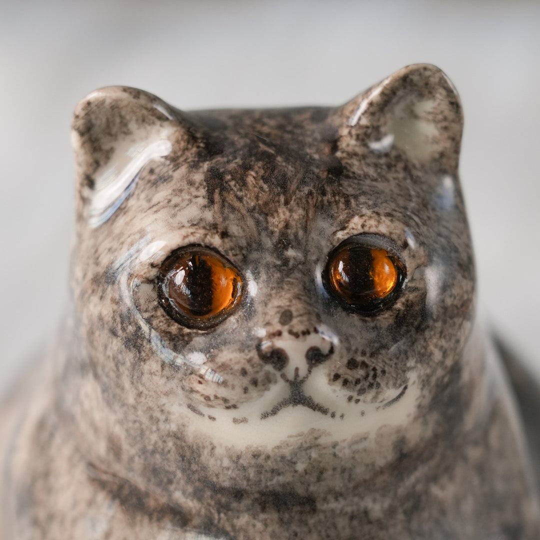 【Winstanley Cat ウィンスタンレイ キャット】◇首元までたぷたぷの重厚感あるフォルム Silver tabby シルバータビー /24L[m]