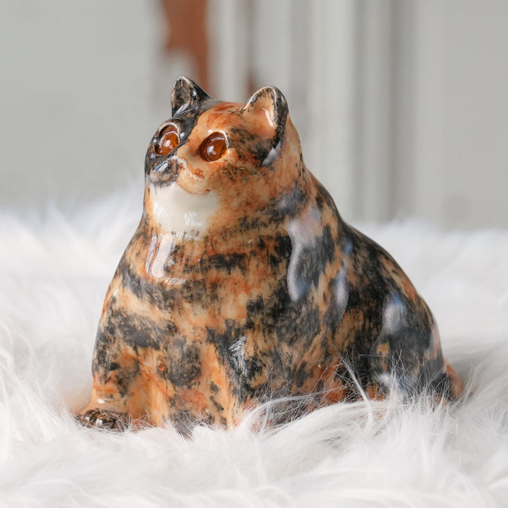 【Winstanley Cat ウィンスタンレイ キャット】◇首元までたぷたぷの重厚感あるフォルム Tortoiseshell トータスシェル /24L[m]
