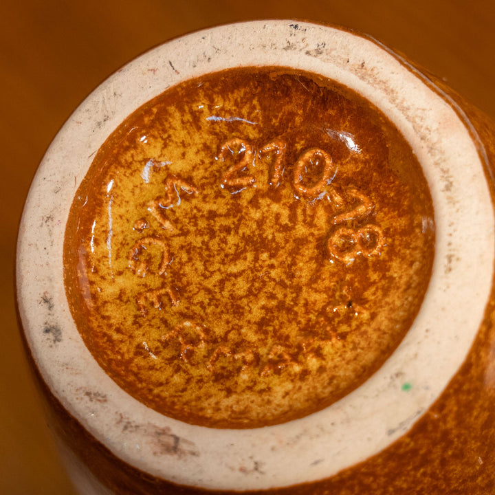 ザラザラとツルツルした質感のコントラストが印象的 FAT-LAVA 西ドイツ製 フラワーベース /25D