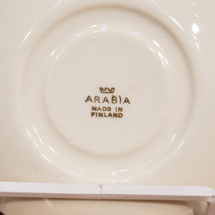 【ARABIA アラビア】フィンランドの国や県の紋章が描かれた モカカップ＆ソーサー /25D-C