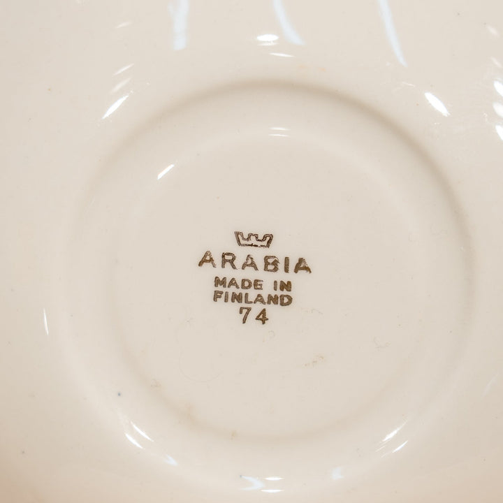 【ARABIA アラビア】フィンランドの国や県の紋章が描かれた モカカップ＆ソーサー /25D-A