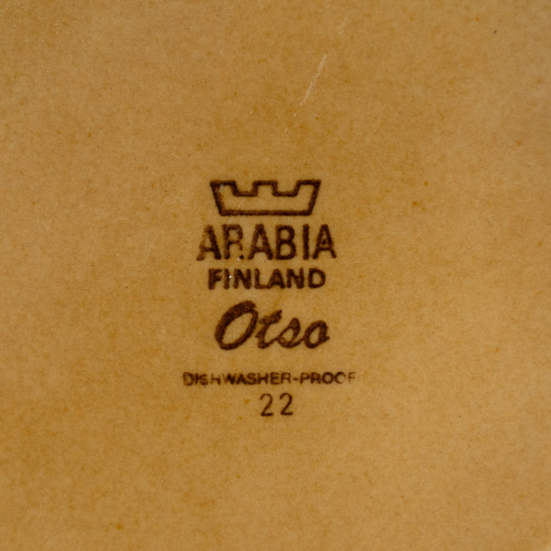 【ARABIA アラビア Otso オツソ】プレート 20cm /25D
