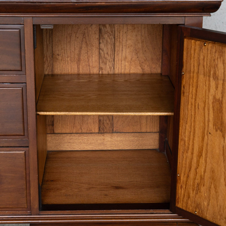 美しいパーケトリーの装飾が印象的 ミラーバックサイドボード /25D