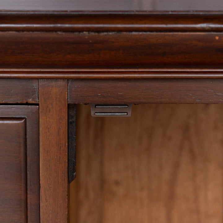 美しいパーケトリーの装飾が印象的 ミラーバックサイドボード /25D