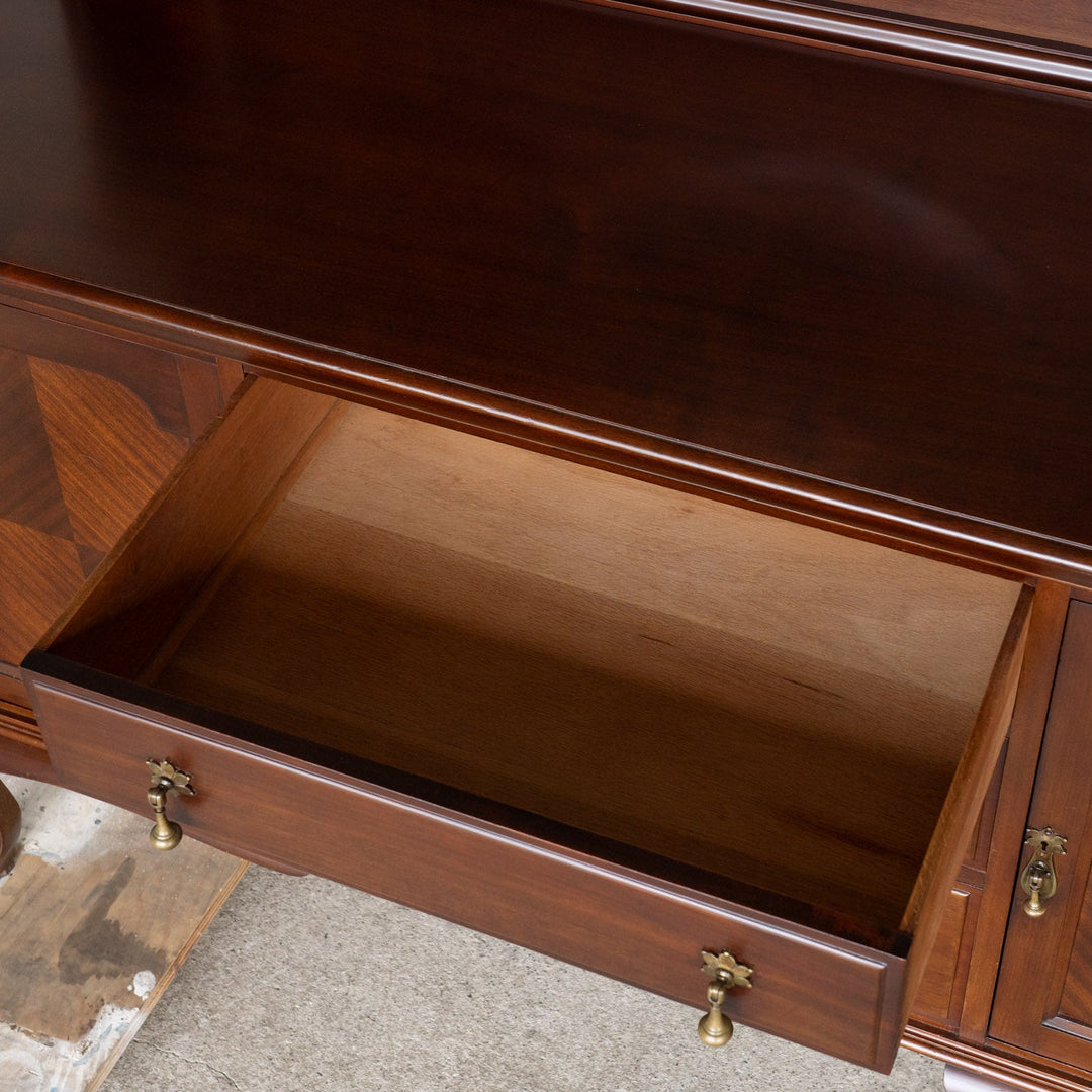 美しいパーケトリーの装飾が印象的 ミラーバックサイドボード /25D