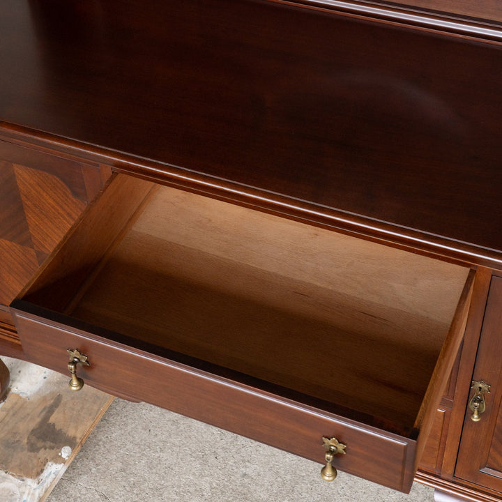 美しいパーケトリーの装飾が印象的 ミラーバックサイドボード /25D