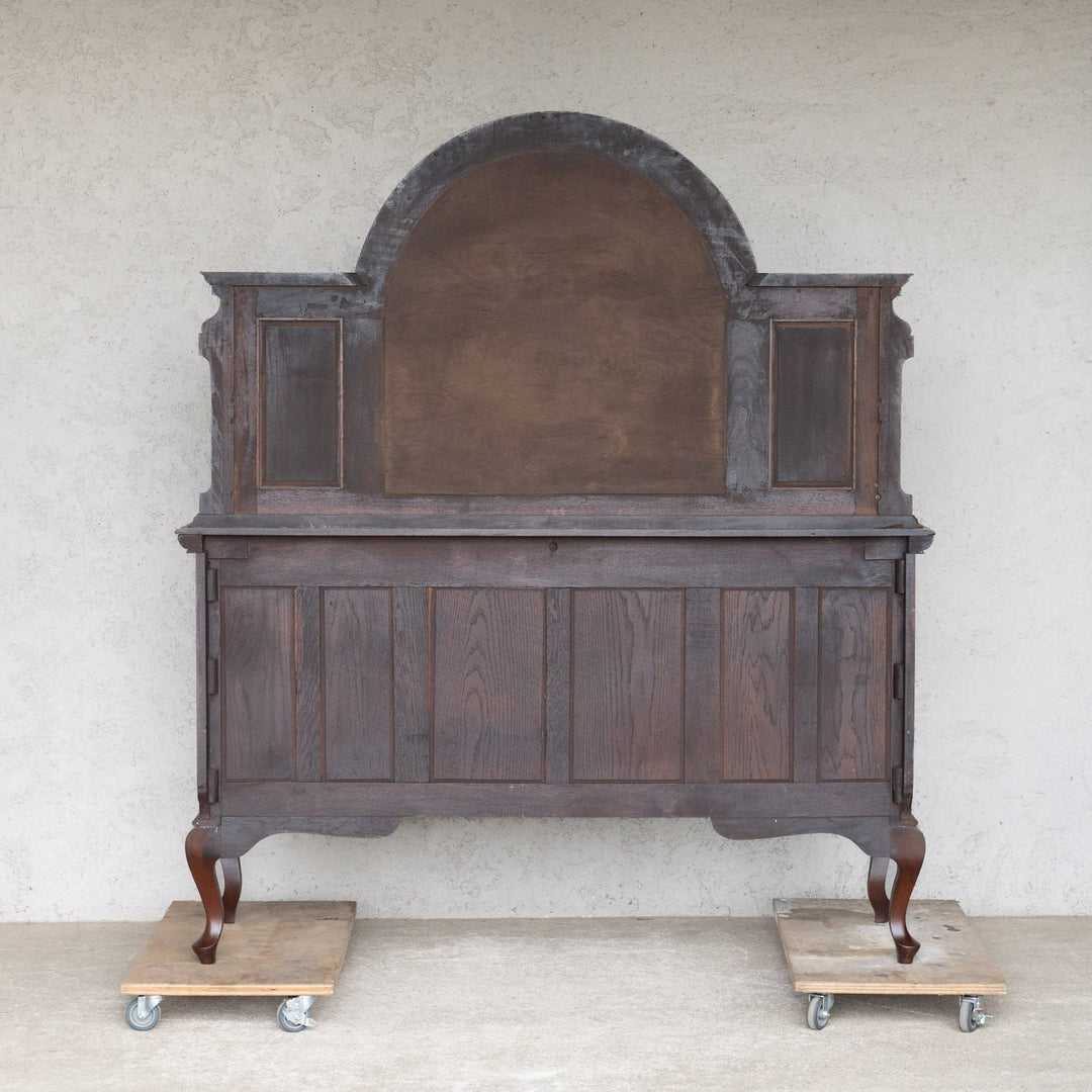 美しいパーケトリーの装飾が印象的 ミラーバックサイドボード /25D