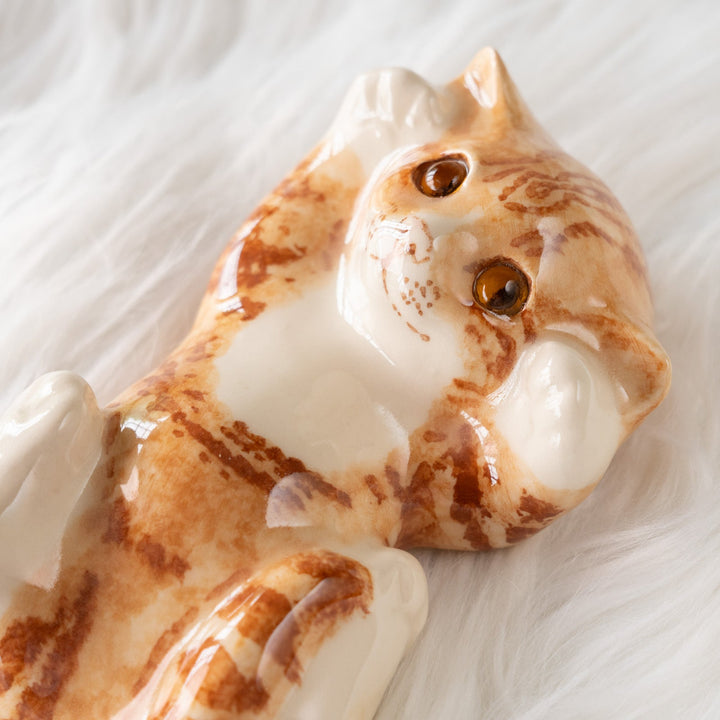 【Winstanley Cat ウィンスタンレイ キャット】◇ゴロンとしてお腹を見せて甘えてくる姿がキュート Ginger ジンジャー /25F